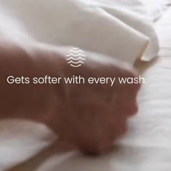 The Company Store x2 Premium Breathable Linen Shams, Parchment, 
Standard - Picture 8 of 10